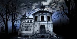 Раскраска дом с привидениями #6 #296139