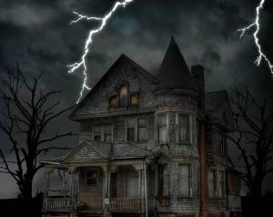 Раскраска дом с привидениями #8 #296141