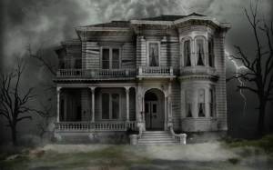 Раскраска дом с привидениями #24 #296157