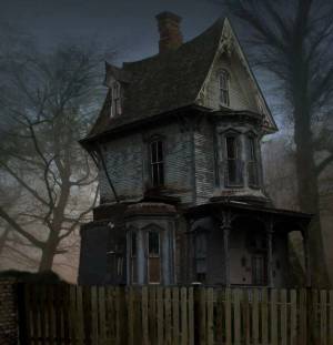 Раскраска дом с привидениями #27 #296160