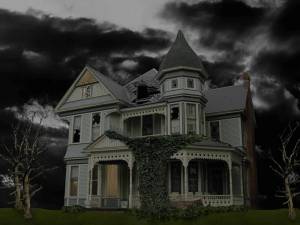Раскраска дом с привидениями #29 #296162