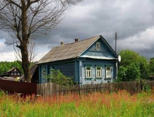 Раскраска домик в деревне #3 #296852