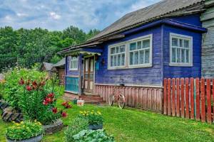 Раскраска домик в деревне #18 #296867