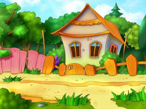 Раскраска домик в деревне для детей #7 #296877