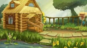 Раскраска домик в деревне для детей #32 #296902