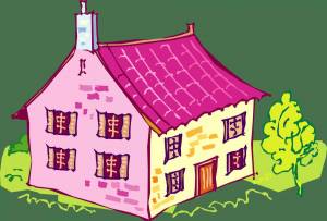 Раскраска домик для детей рисунок #21 #296984