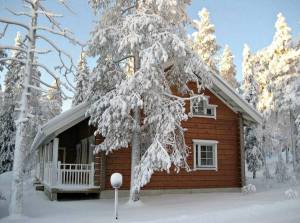 Раскраска домик зимой #27 #297105