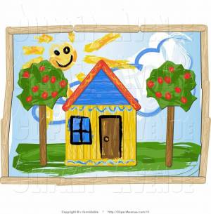 Раскраска домики для детей 4 5 лет #7 #297354