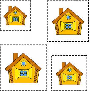 Раскраска домики для детей 4 5 лет #8 #297355