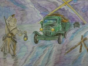 Раскраска дорога жизни блокадного ленинграда рисунки #1 #297907