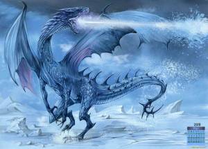 Раскраска дракон ледяной #12 #298914