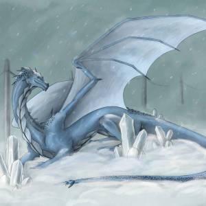 Раскраска дракон ледяной #14 #298916