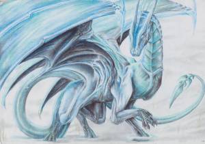 Раскраска дракон ледяной #16 #298918
