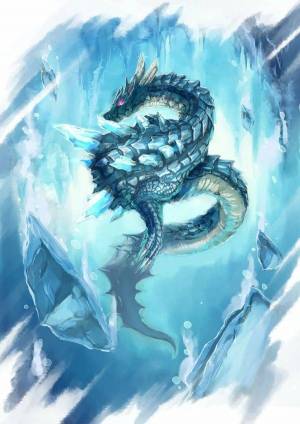 Раскраска дракон ледяной #30 #298932