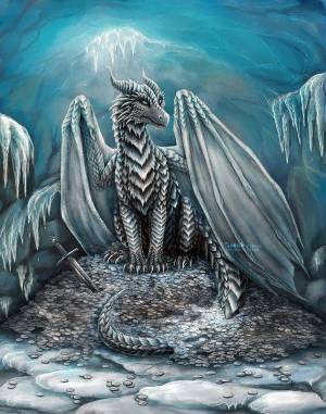 Раскраска дракон ледяной #32 #298934