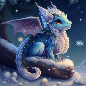 Раскраска дракон новогодний #29 #299025
