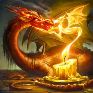 Раскраска дракон огненный #4 #299039