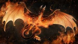 Раскраска дракон огненный #7 #299042