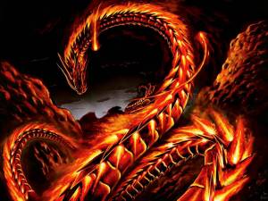 Раскраска дракон огненный #8 #299043