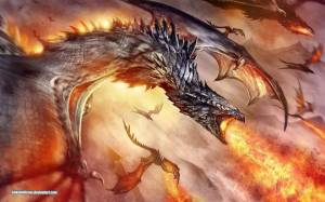 Раскраска дракон огненный #12 #299047