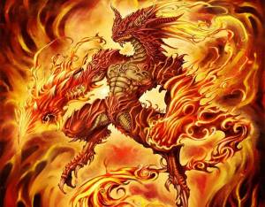Раскраска дракон огненный #18 #299053