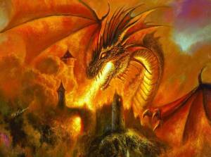 Раскраска дракон огненный #20 #299055