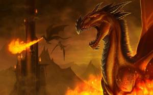 Раскраска дракон огненный #24 #299059