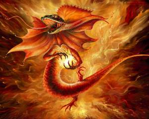 Раскраска дракон огненный #25 #299060