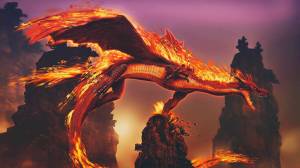 Раскраска дракон огненный #28 #299063