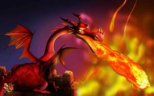 Раскраска дракон огненный #32 #299067