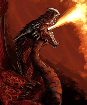 Раскраска дракон огненный #34 #299069