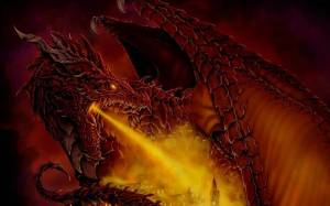 Раскраска дракон огненный #37 #299072