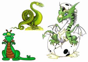 Раскраска дракончики для детей #14 #299146