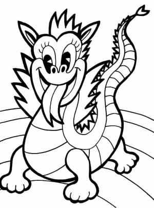 Раскраска драконы для детей 6 7 лет #2 #299160