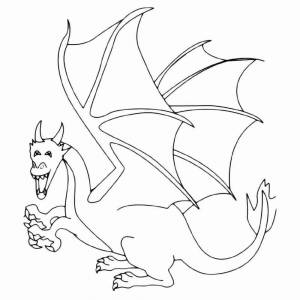 Раскраска драконы для детей 6 7 лет #11 #299169