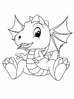 Раскраска драконы для детей 6 7 лет #15 #299173