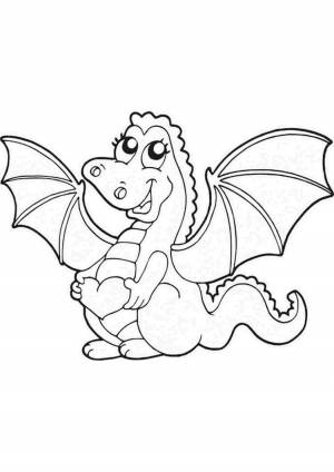 Раскраска драконы для детей 6 7 лет #16 #299174