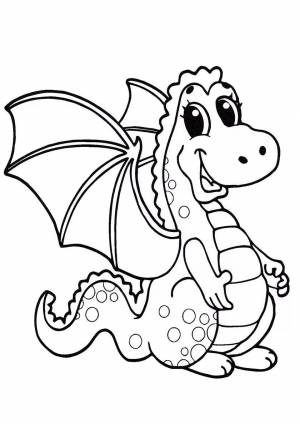 Раскраска драконы для детей 6 7 лет #20 #299178