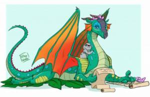Раскраска драконья сага #13 #299210