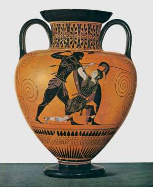 Раскраска древнегреческая ваза #1 #299270
