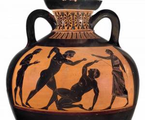 Раскраска древнегреческая ваза #8 #299277
