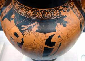 Раскраска древнегреческая ваза #15 #299284