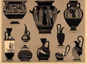 Раскраска древнегреческая ваза #17 #299286