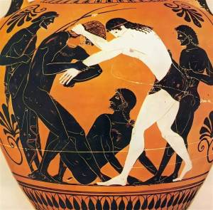 Раскраска древнегреческая ваза #22 #299291