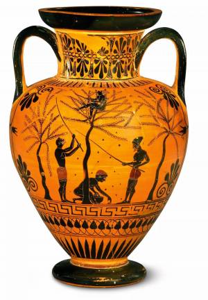 Раскраска древнегреческая ваза #23 #299292
