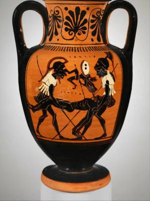 Раскраска древнегреческая ваза #24 #299293