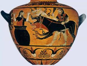 Раскраска древнегреческая ваза #35 #299304