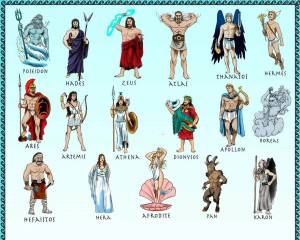 Раскраска древнегреческие боги #13 #299320