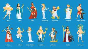 Раскраска древнегреческие боги #14 #299321