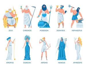 Раскраска древнегреческие боги #35 #299342